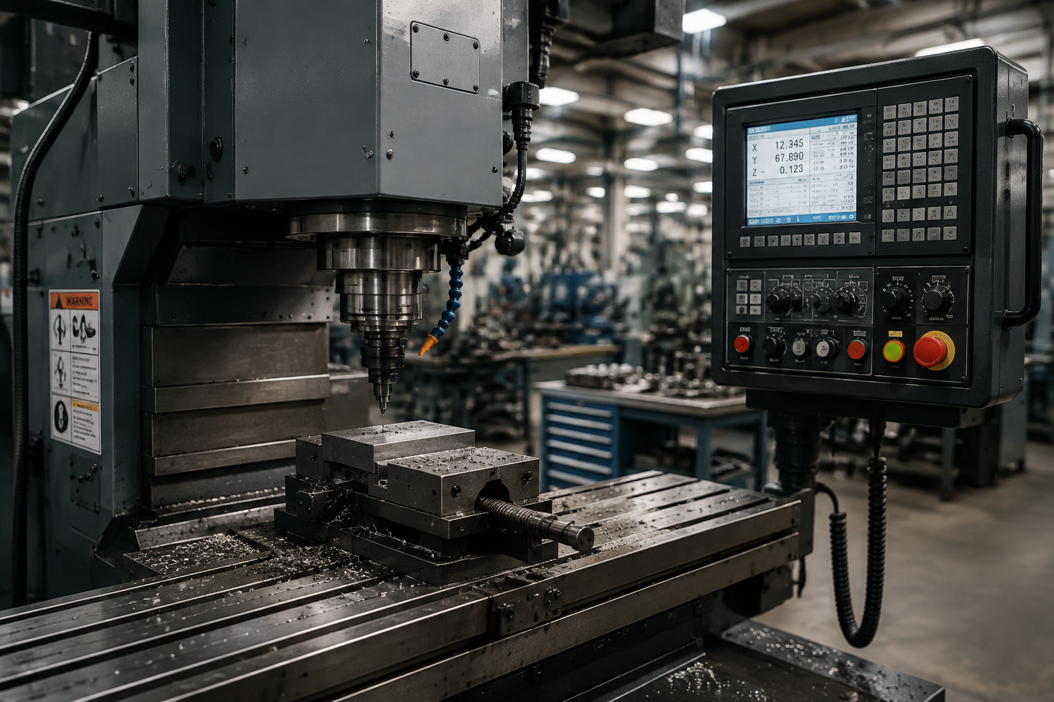 Industrial maintenance technician troubleshooting equipment